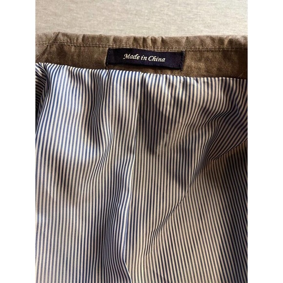 Alan Flusser Mens Two Button Suit‎ Jacket Gray Lined Single-Breasted Notch 48R - Picture 8 of 8